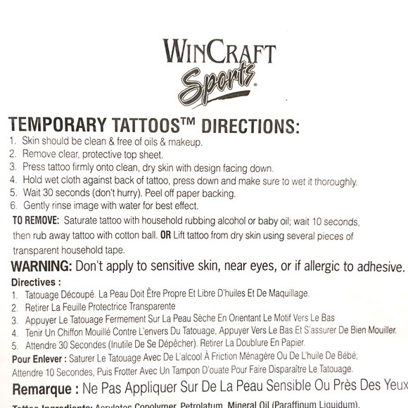 NFL National Football League Pittsburgh Steelers Temporary Tattoos Logo Helmet - Picture 10 of 11